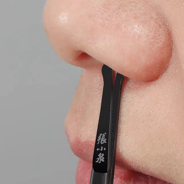 张小泉 鼻毛修剪 小剪刀剪鼻毛器 手动鼻毛剪修眉工具眉剪眉毛剪去修胡子 单个装