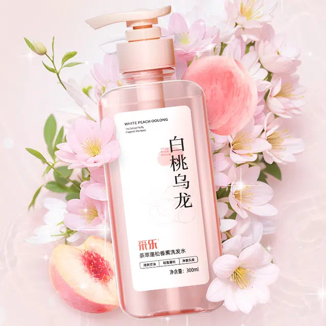 采乐 无硅油茶萃蓬松香薰洗发水 持久留香止痒清爽清爽控油