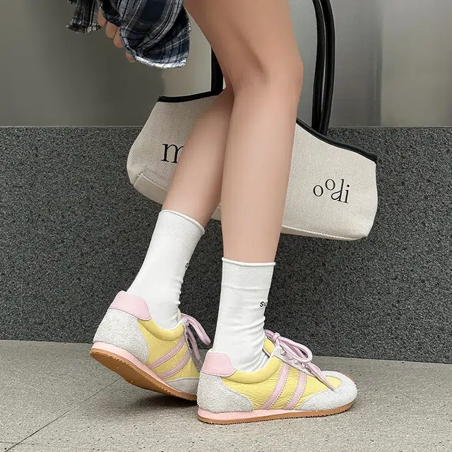 阿比让 时尚百搭潮流舒适柔软个性 低帮 生活休闲鞋 女