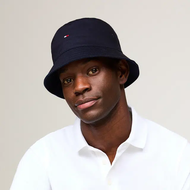 Tommy Hilfiger Embroidered Flag Bucket Hat