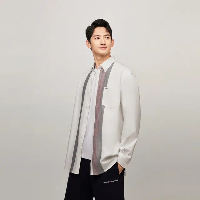 Tommy Hilfiger Colorblock Relaxed Shirt