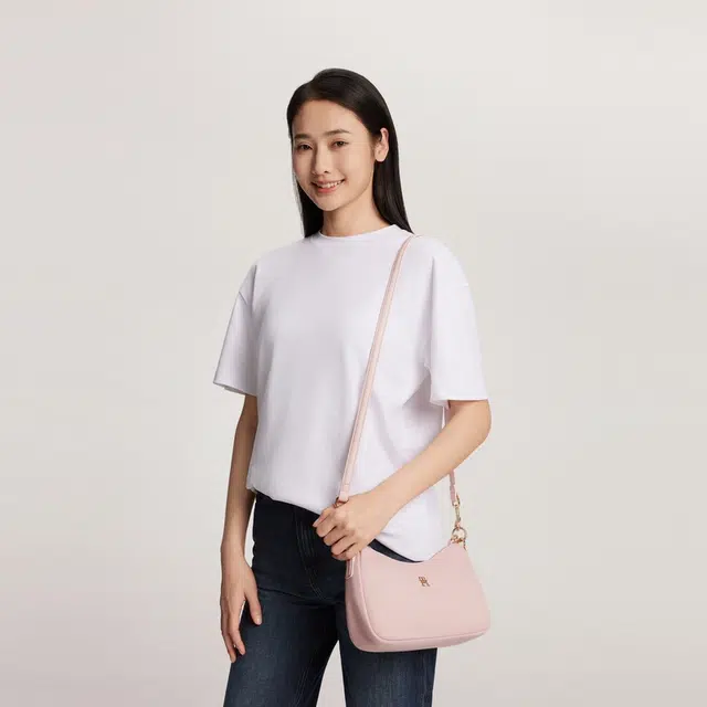 Tommy Hilfiger Dumpling Crossbody Medium Off-White Orange