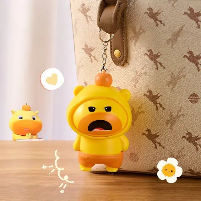 姝娈 卡通水豚变脸 按压旋转 创意整蛊玩具