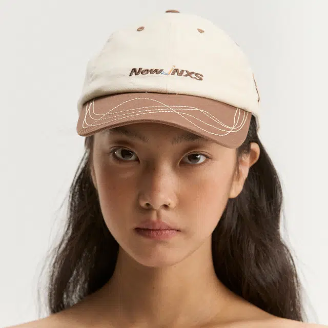 江南先生 城市接力赛 美式运动挺括撞色拼接帽子宽檐 棉 鸭舌帽 男女同款情侣款