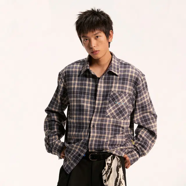 江南先生 流浪者之歌 复古宽松休闲衬衣外套衬衫 男女同款