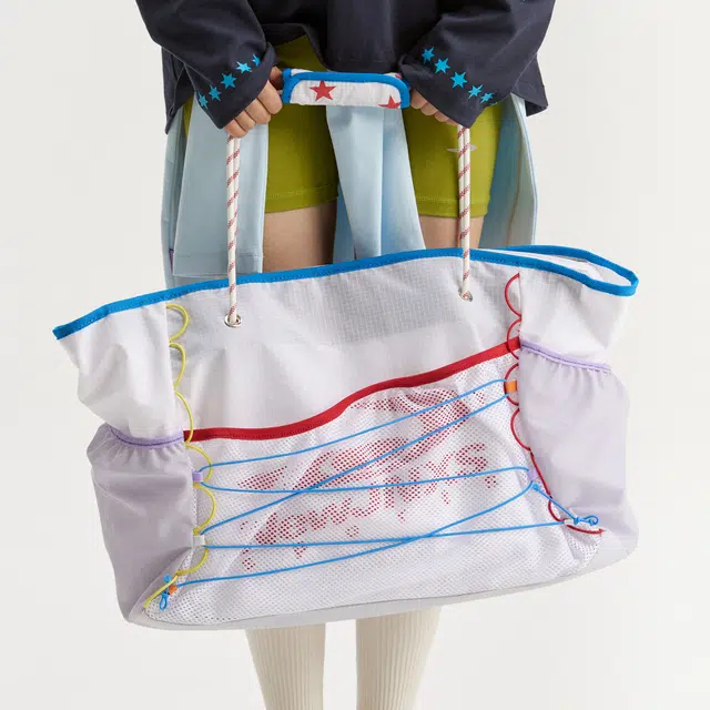 江南先生 城市接力赛 美式复古轻便耐磨星星撞色出差 锦纶 旅行包 男女同款情侣款 多色