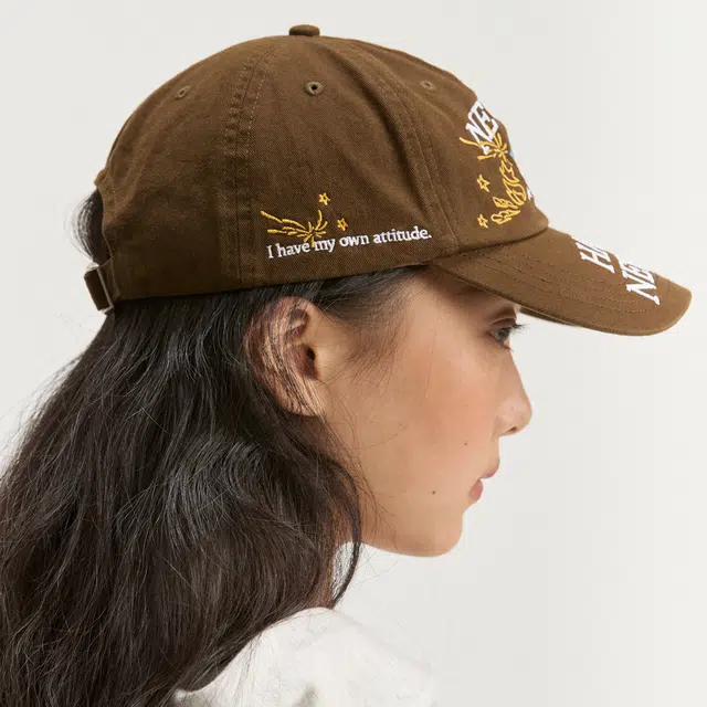 江南先生 城市接力赛 复古水洗五角星运动刺绣帽子百搭休闲可调节 棉 鸭舌帽 男女同款情侣款