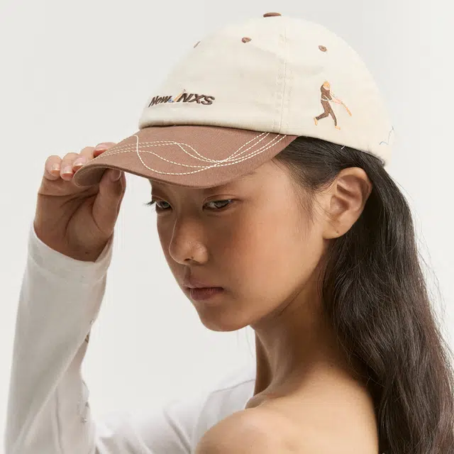 江南先生 城市接力赛 美式运动挺括撞色拼接帽子宽檐 棉 鸭舌帽 男女同款情侣款