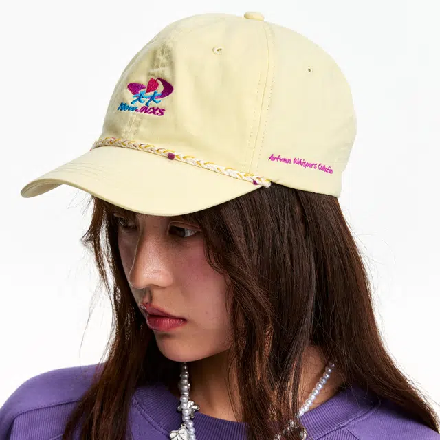 江南先生 公园私奔计划运动撞色刺绣可调节百搭舒适休闲帽子 棉 鸭舌帽 男女同款情侣款