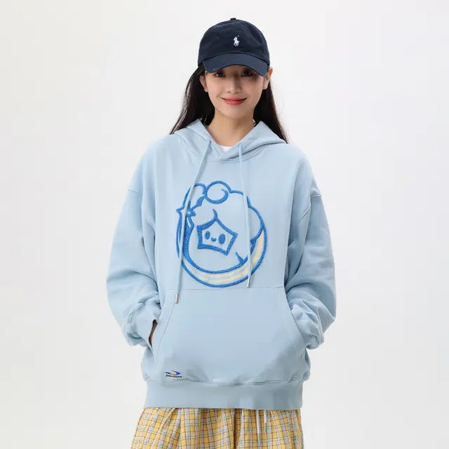 江南先生 卡通日系连帽校园长袖秋冬舒适休闲套头卫衣 男女同款