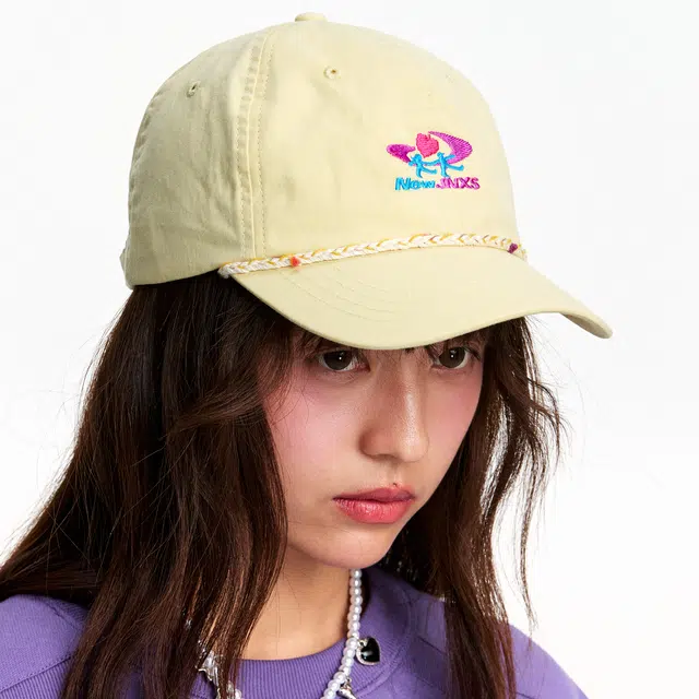 江南先生 公园私奔计划运动撞色刺绣可调节百搭舒适休闲帽子 棉 鸭舌帽 男女同款情侣款