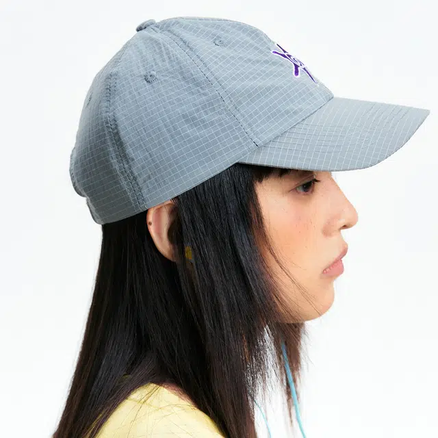 江南先生 格休闲系纹肌理海星刺绣轻薄透气 锦纶 棒球帽 男女同款情侣款