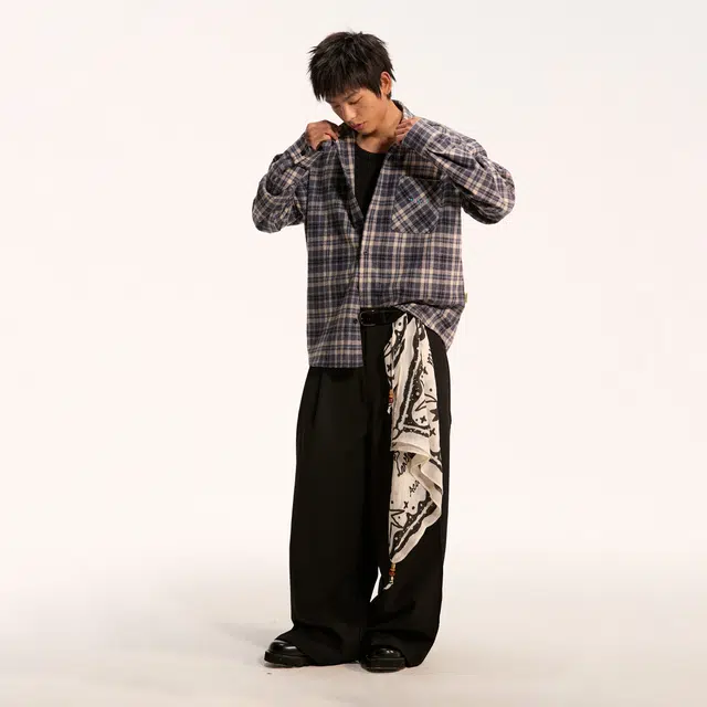 江南先生 流浪者之歌 复古宽松休闲衬衣外套衬衫 男女同款