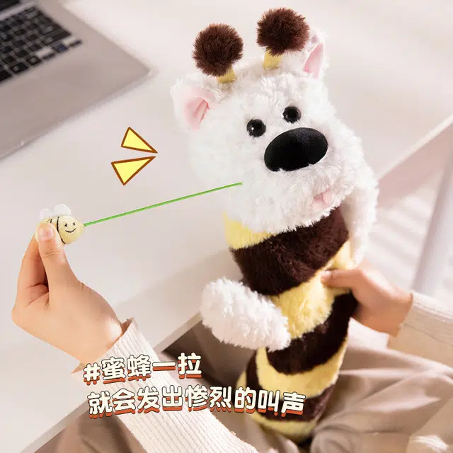 唯咔贝贝 圣诞发光会唱歌热水袋 萌趣创意 玩偶周边