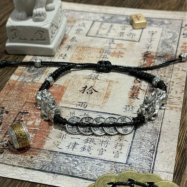 既白南兮 天禄貔貅 合金 手链 男女同款情侣款