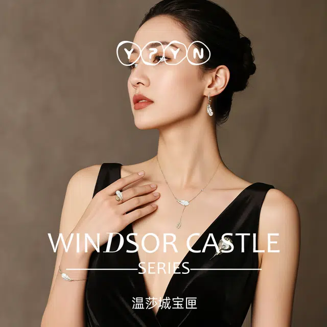 一撇一捺 羽光贝语系列金羽幻光 合金 耳饰 女款 金色