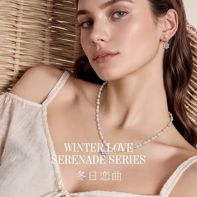 优雅 一撇一捺 时尚温婉#好运 合金 耳钉 女款 白金色
