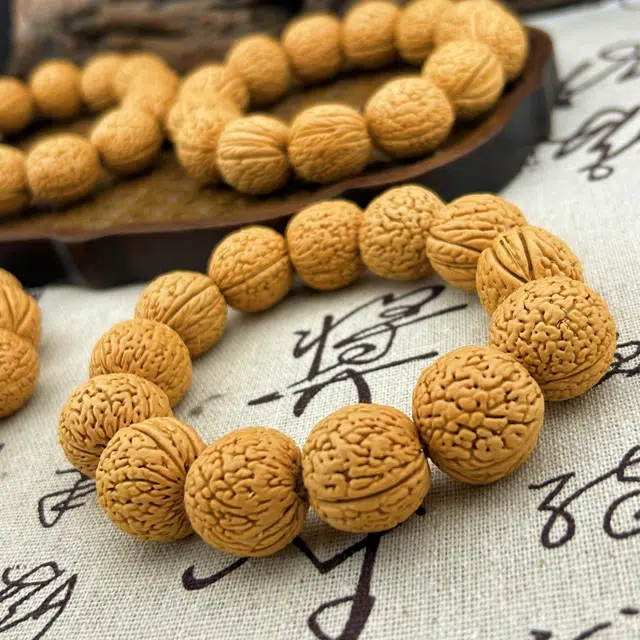 天纵 密纹国风高级感小众 其他 核桃类手串 男女同款情侣款