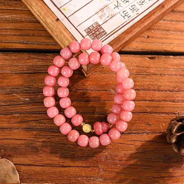 天纵 新中式国风招财转运手持 福禄双全 时来运转 搭配招财葫芦盘玩念珠  古风汉服旗袍穿搭 菩提子/菩提籽 手串 女款