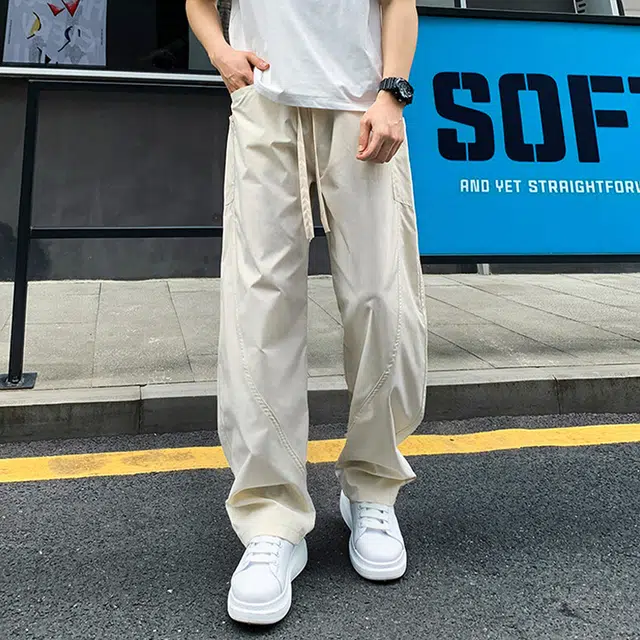 佑麟 弯刀裤薄款潮牌速干伞兵工装裤高级感痞帅长裤休闲裤 男女同款