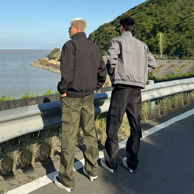 佑麟 秋季潮牌痞帅高级感工装外套硬汉风短款骑兵服美式立领飞行夹克 男女同款