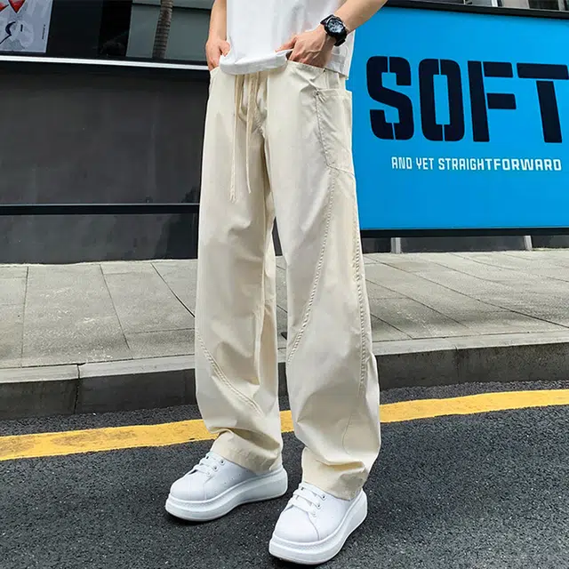 佑麟 弯刀裤薄款潮牌速干伞兵工装裤高级感痞帅长裤休闲裤 男女同款
