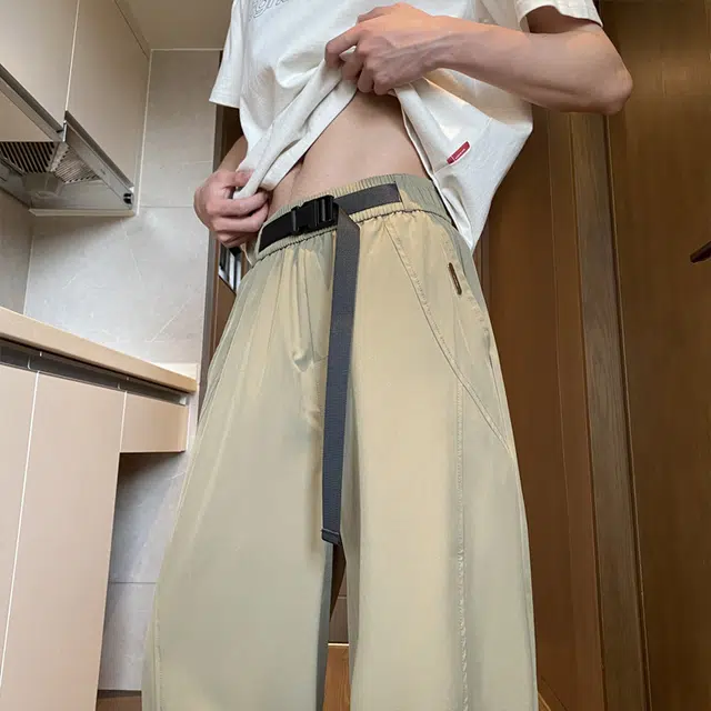 佑麟 美式机能工装裤夏季速干卡扣腰带裤子户外登山运动裤休闲裤 男女同款