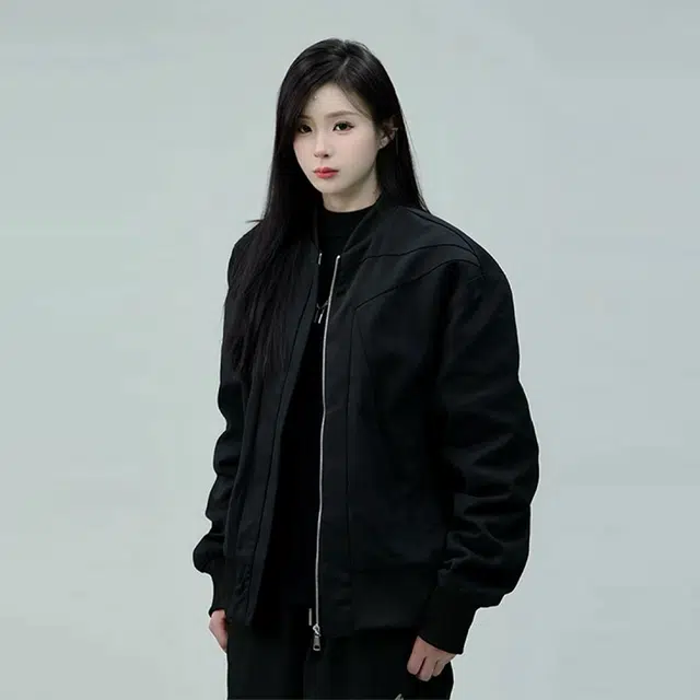 佑麟 秋季解构倒三角设计感外套痞帅棒球服美式红内短款飞行夹克 男女同款