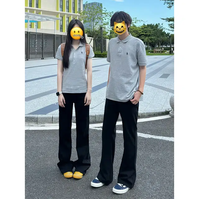 佑麟 夏季薄款垂感高级感冰丝显瘦直筒休闲裤 男女同款