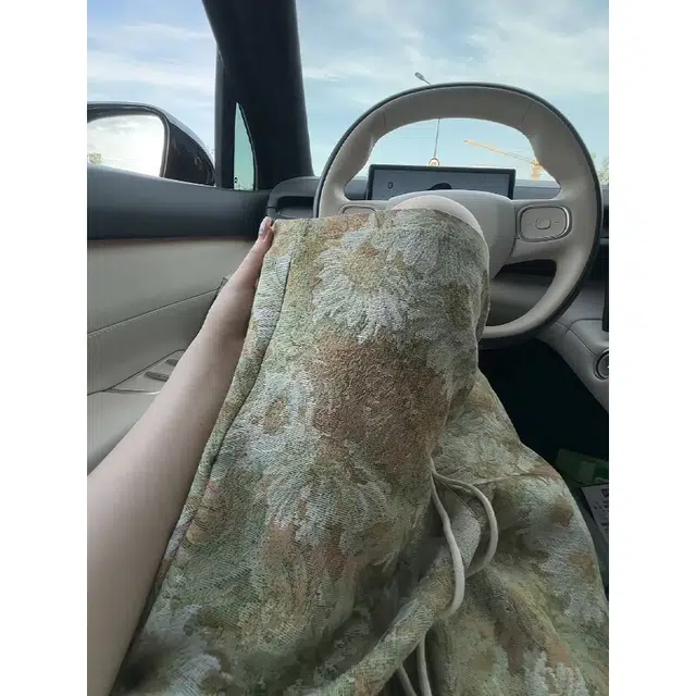 佑麟 满印提花夏季潮牌设计感五分裤夏威夷风大花裤衩中裤休闲短裤 男女同款
