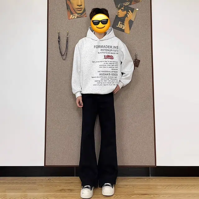 佑麟 秋春高个子提档弯刀微喇裤子显瘦显腿长直筒裤弹力牛仔裤 男女同款