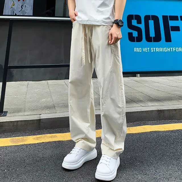 佑麟 弯刀裤薄款潮牌速干伞兵工装裤高级感痞帅长裤休闲裤 男女同款