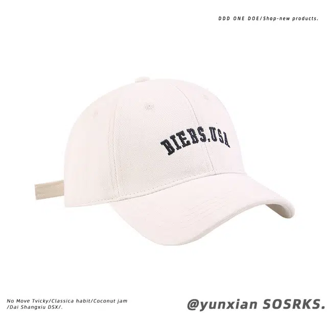 小猪班纳 时尚百搭 棉 鸭舌帽 男女同款情侣款