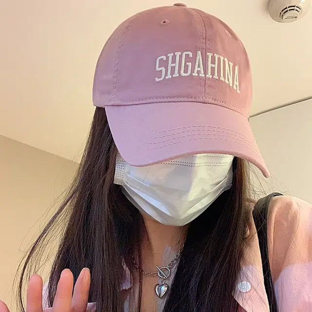 小猪班纳 宽檐大头围粉色夏季加大加深美式深顶 棉 鸭舌帽 男女同款情侣款