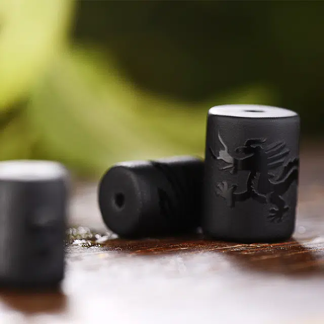 魏天选 【泉州关帝庙】 龙凤转运佛珠招财暴富上岸高级感 叠戴多圈小众文玩 #好运 礼盒装 黑曜石 手串 男女同款情侣款