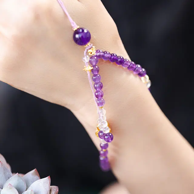 玺璎 古风国潮#好运天然 紫水晶 摆件雕件 女款