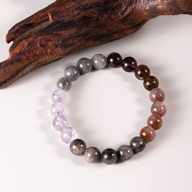 玺璎 复古国潮多宝福禄寿#好运天然 草莓晶 手链 女款