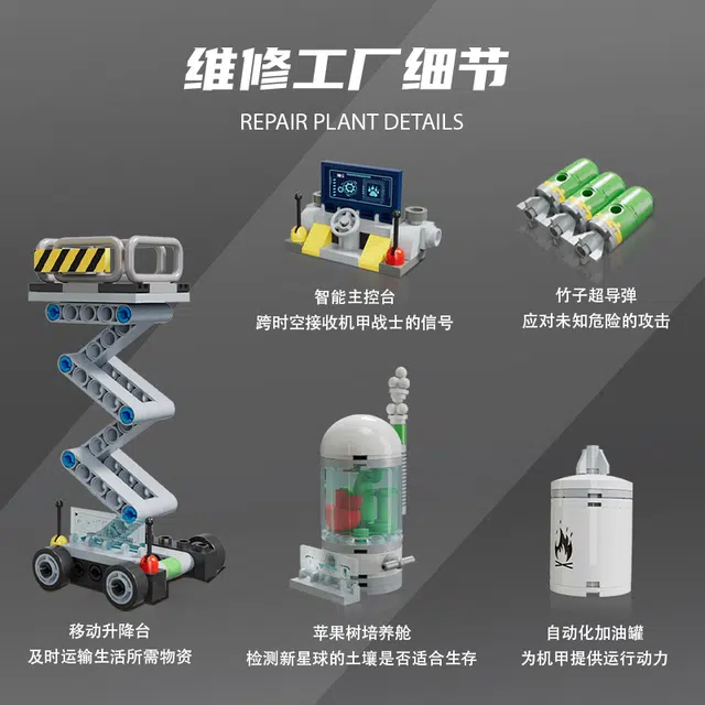 WELLEADZ 2198pcs 6105