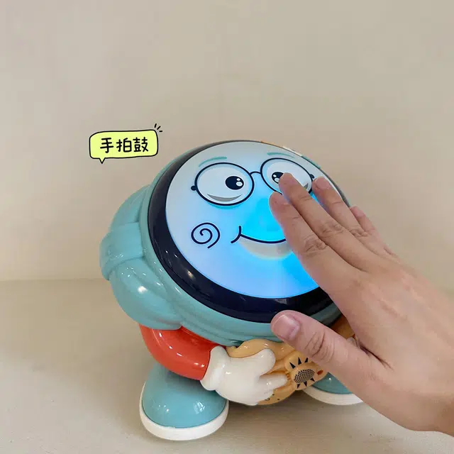优乐恩 多功能万向行走手拍鼓 早教益智拍拍鼓 安抚玩具 早教/益智玩具