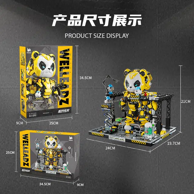 WELLEADZ 2198pcs 6105