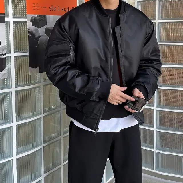 我是大卫 时尚韩版飞行员潮流复古棒球服夹克 男女同款