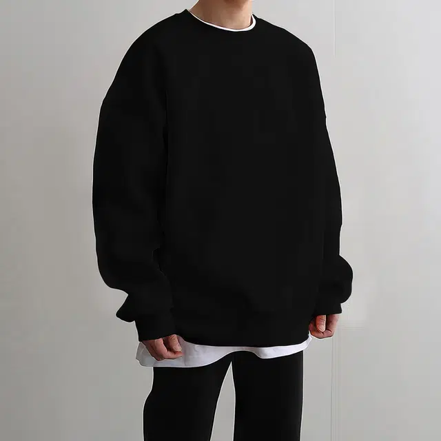 我是大卫 复古宽松圆领韩版潮流百搭休闲套头卫衣 男女同款