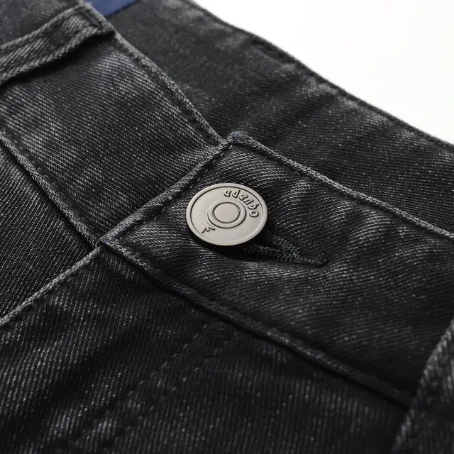 爱登堡 探索主题纯色印花口袋通勤百搭休闲轻奢修身水洗磨白猫须抗皱耐穿亲肤舒适保暖挺括有型拉链长微弹牛仔裤 男款