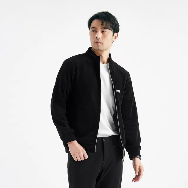 爱登堡 休闲立领拉链灯芯绒夹克外套 男款