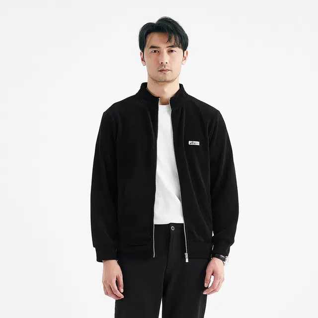 爱登堡 休闲立领拉链灯芯绒夹克外套 男款