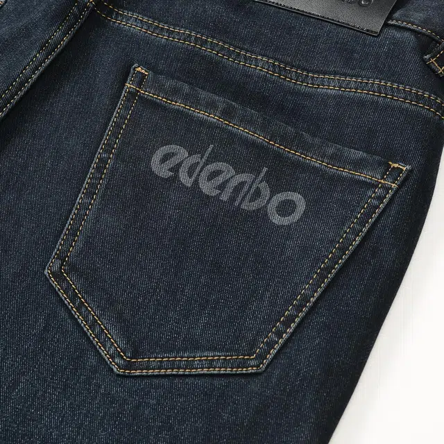 爱登堡 水洗磨白修身通勤百搭轻奢休闲抗皱耐穿亲肤易打理保暖微弹力牛仔裤 男款