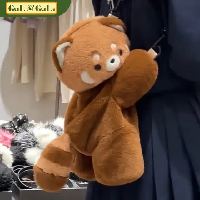 壹号梦工场 古力古力 小熊猫 趴趴包 玩偶周边