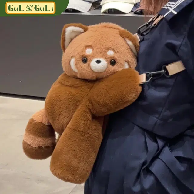 壹号梦工场 古力古力 小熊猫 趴趴包 玩偶周边