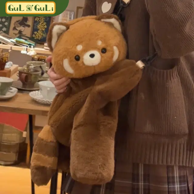 壹号梦工场 古力古力 小熊猫 趴趴包 玩偶周边