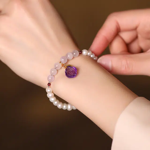 凤凰涅磐 高级感时尚优雅浪漫 石榴石 手串 女款